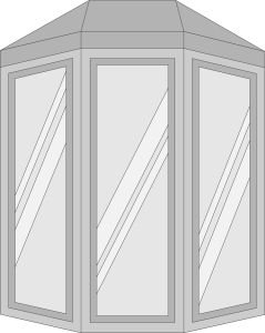 Example illustration of a bay window